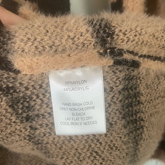 Calligraphie Tiger Stripe Single Button Overcoat Cardigan Size Medium - Picture 4 of 6